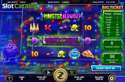 Скрин3. Monster Blowout слот