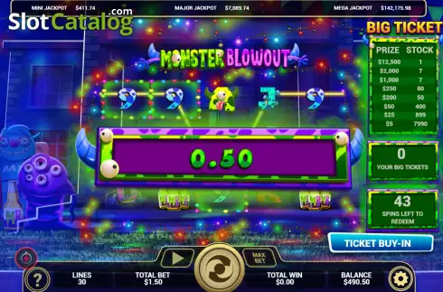 Скрин4. Monster Blowout слот