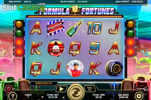 Скрин2. Formula Fortunes слот