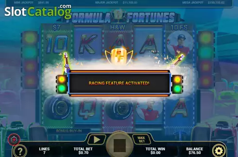 Скрин3. Formula Fortunes слот