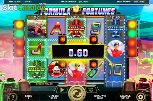 Скрин5. Formula Fortunes слот