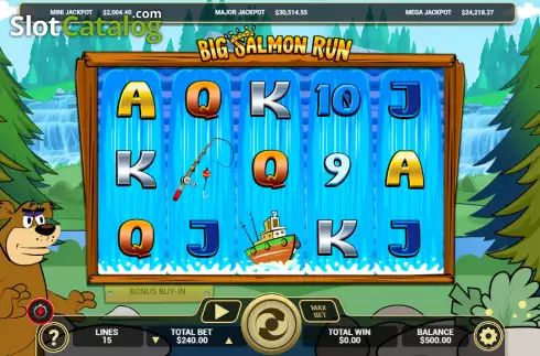 Скрин3. Big Salmon Run слот