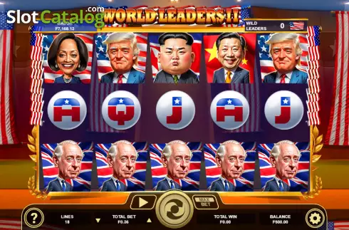Скрин2. World Leaders II слот