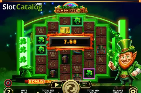 Скрин3. Leprechaun's Wheel of Gold слот
