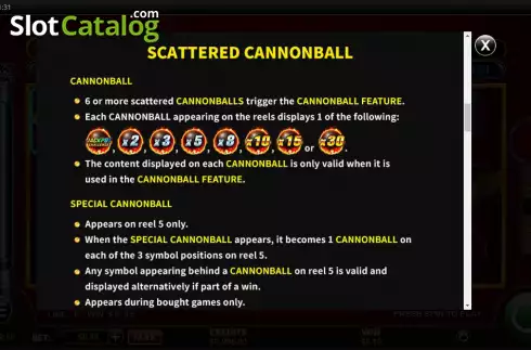 Скрин9. Cannonball Panda слот