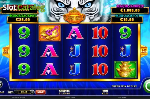 Скрин2. Feature Streak Tiger слот
