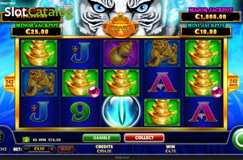Скрин3. Feature Streak Tiger слот