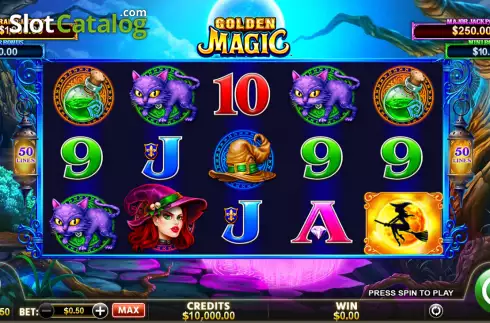 Скрин2. Golden Magic слот