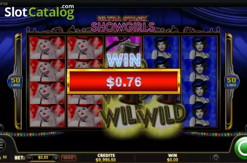 Скрин3. Ultra Stack Showgirls слот