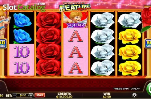 Скрин2. Ultra Stack Feature Rose слот