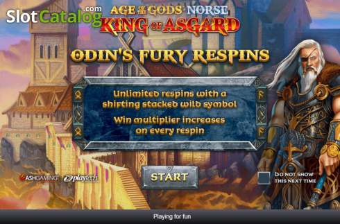 Скрин3. Age of the Gods Norse King of Asgard слот