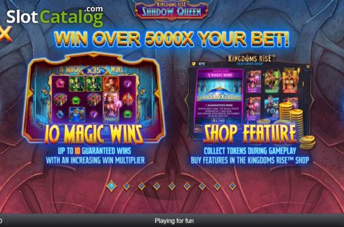 Скрин2. Kingdoms Rise Shadow Queen слот