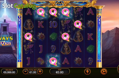 Скрин3. Ishtar Power Zones слот