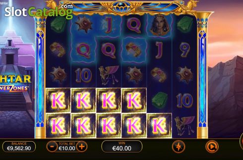 Скрин9. Ishtar Power Zones слот