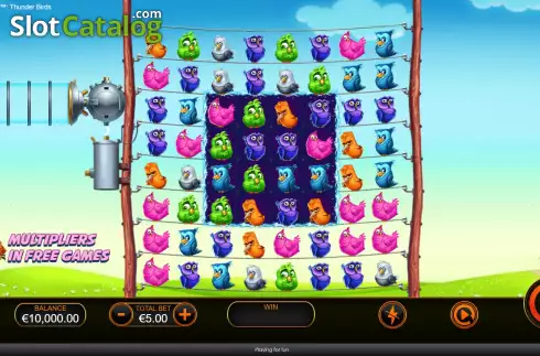 Скрин2. Thunder Birds Power Zones слот