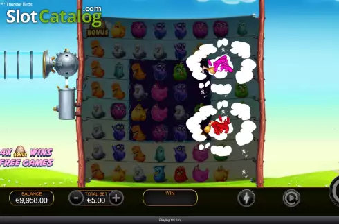 Скрин4. Thunder Birds Power Zones слот