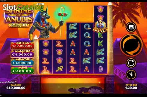 Скрин3. Gold Hit: Shrine Of Anubis слот