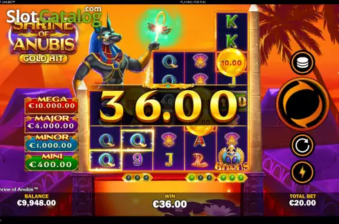 Скрин5. Gold Hit: Shrine Of Anubis слот