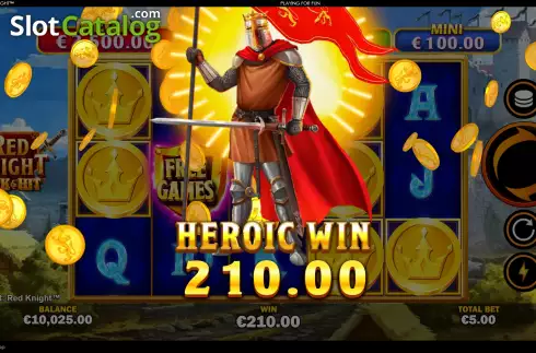 Скрин7. Lock & Hit: Red Knight слот
