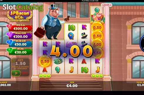 Скрин3. Gold Hit & Link: JP Bacon & Co слот