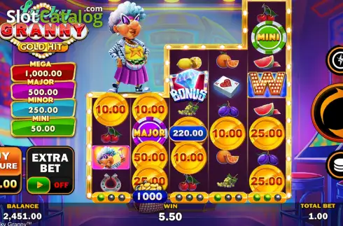 Скрин2. Gold Hit: Lucky Granny слот
