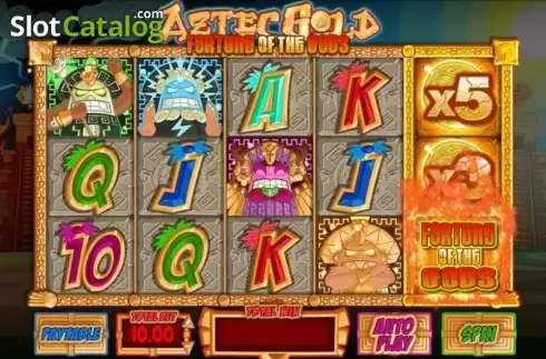 Скрин5. Aztec Gold Fortune of the Gods слот