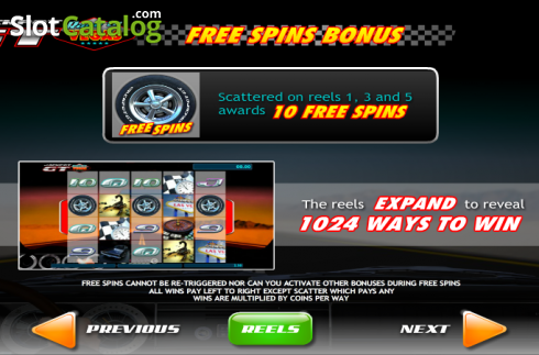 Скрин8. Jackpot GT Race to Vegas слот