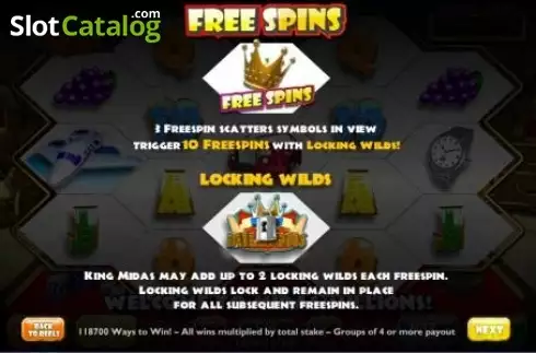 Скрин5. Midas Millions слот