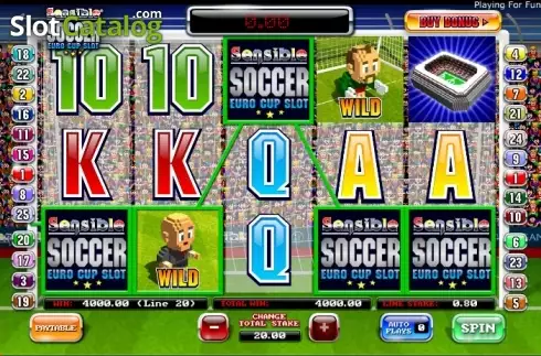 Скрин3. Sensible Soccer: Euro Cup слот