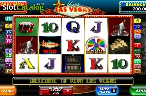 Скрин2. Viva Las Vegas (Ash Gaming) слот