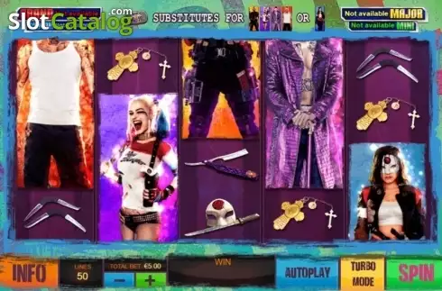 Скрин2. Suicide Squad слот