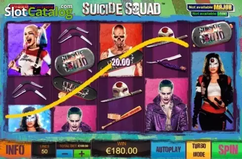 Скрин3. Suicide Squad слот