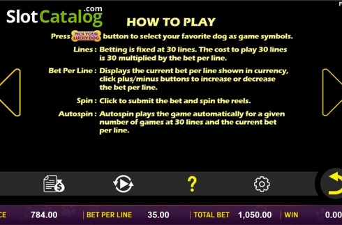 Скрин9. Doggone Lucky слот