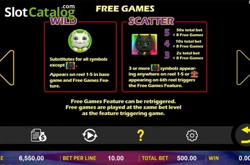 Скрин7. Fortune Cats слот
