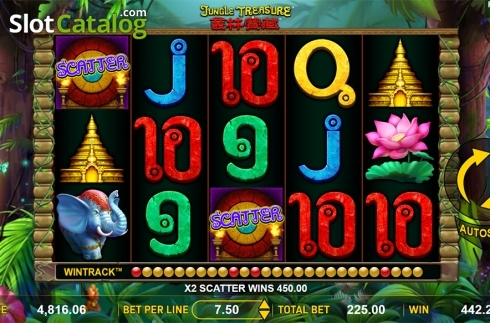 Скрин5. Jungle Treasure (Aspect Gaming) слот