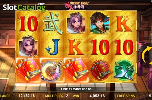 Скрин8. Kickin' Kash! слот