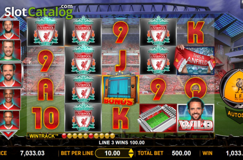 Скрин4. Liverpool Football Club Slots слот