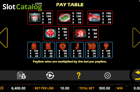 Скрин6. Liverpool Football Club Slots слот