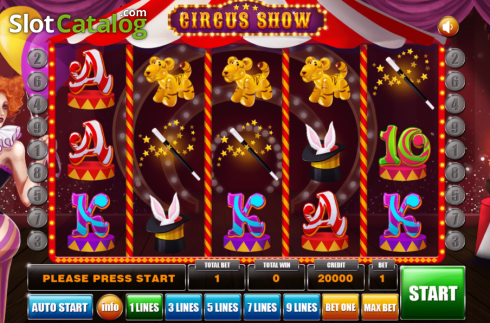 Скрин2. Circus Show слот