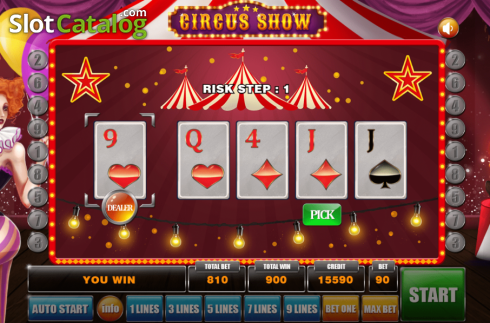 Скрин5. Circus Show слот