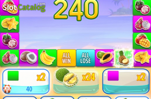 Скрин6. Tropical Fruitsie слот