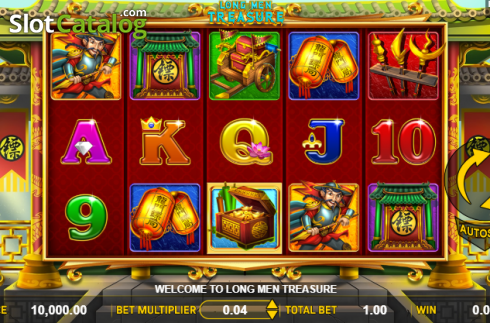 Скрин2. Long Men Treasure слот