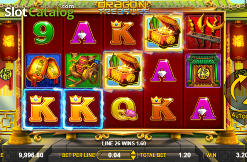 Скрин3. Dragon Treasure (Aspect Gaming) слот
