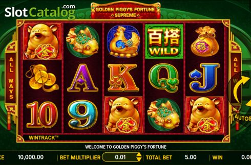 Скрин2. Golden Piggys Fortune Supreme слот