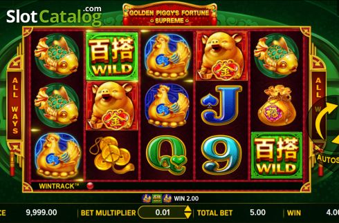 Скрин3. Golden Piggys Fortune Supreme слот