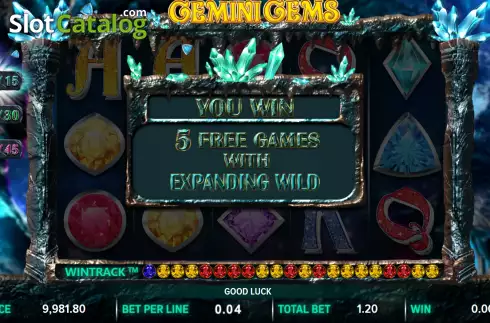 Скрин5. Gemini Gems слот