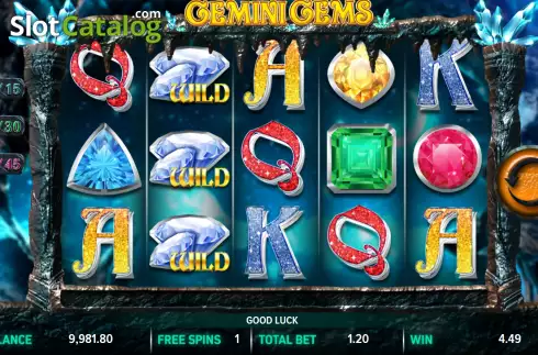 Скрин7. Gemini Gems слот