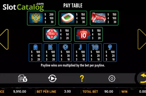 Скрин5. Goal for Gold 1xBet слот