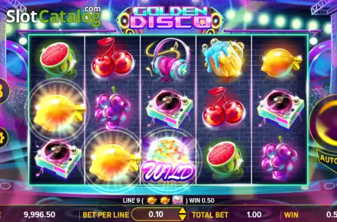 Скрин3. Golden Disco (Aspect Gaming) слот