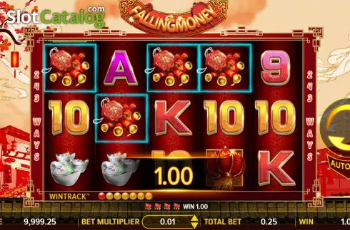 Скрин3. Falling Money слот
